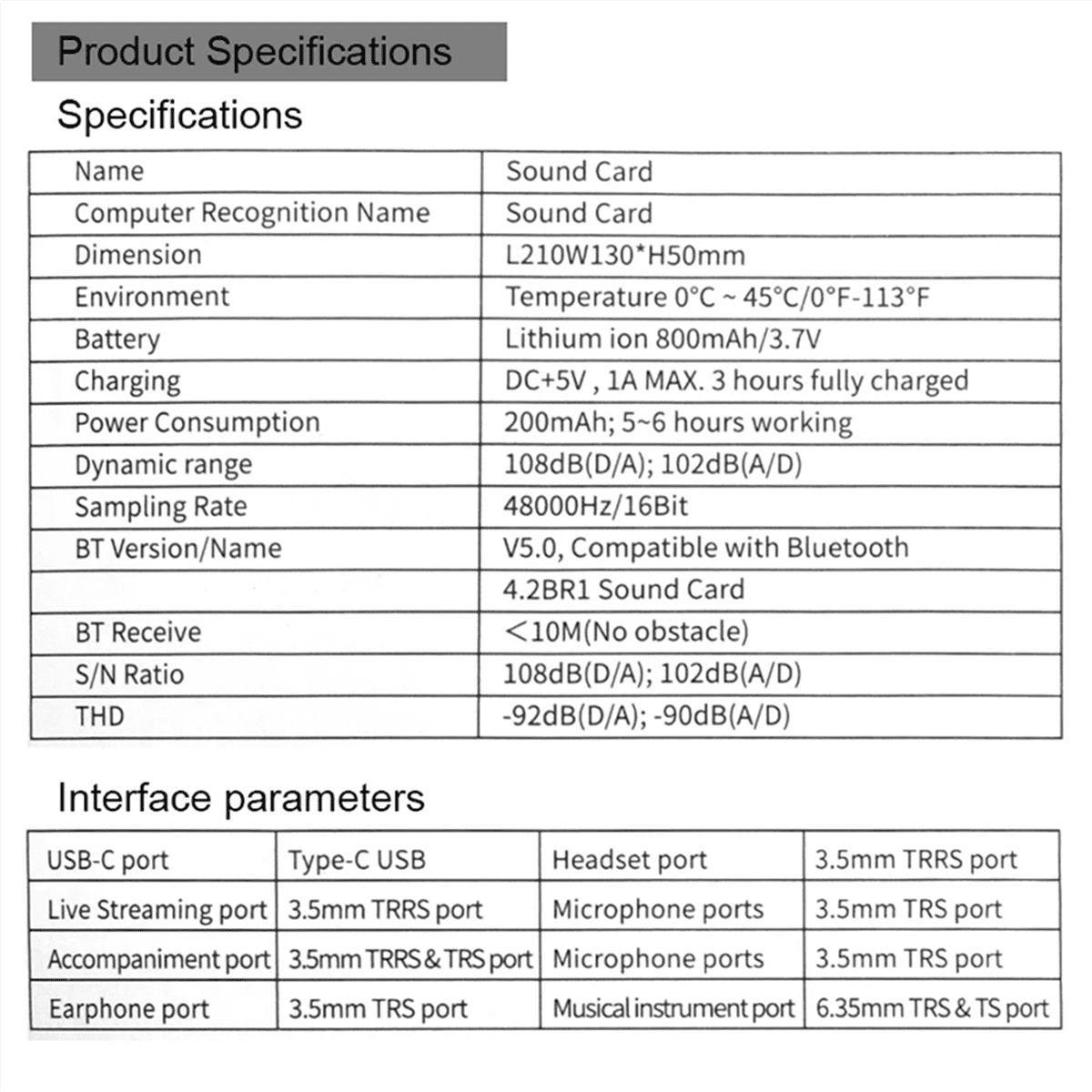 V90 Sound Card Professional Audio Condenser Mic Studio Singing Microphone for Karaoke Podcast Recording Live Streaming