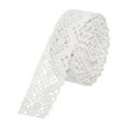 thumbnail image 1 of Unique Bargains Lace Ribbon 30 Yards 1.2 Inch Cotton Lace Trim for Craft,Gift Wrappers,Headbands,White Style 11, 1 of 5