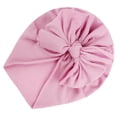 thumbnail image 3 of Txlixc Gorra de capucha para bebés, bufanda de arco retro para niños pequeños, gorra elástica para niñas y niños recién nacidos Txlixc moda, 3 of 7