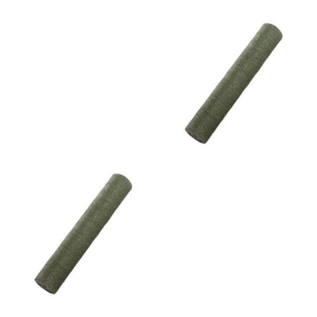Transemion 1Pack Scratch Post Refill Pole Grinding Protect Claw Rope Nails Sisal cat Green H 12.5cm Dia 7cm 2Set