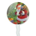 thumbnail image 2 of Christmas Holiday Santa Bag of Toys Tree Cupcake Picks Toppers Decoration Set of 6, 2 of 7