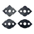 thumbnail image 2 of DYNWAVECA 4 Pcs Modèles, Angle, Broyage Radial pour Menuiserie, R5 R15, Motifs de Perceuse, Noir, 2 of 7