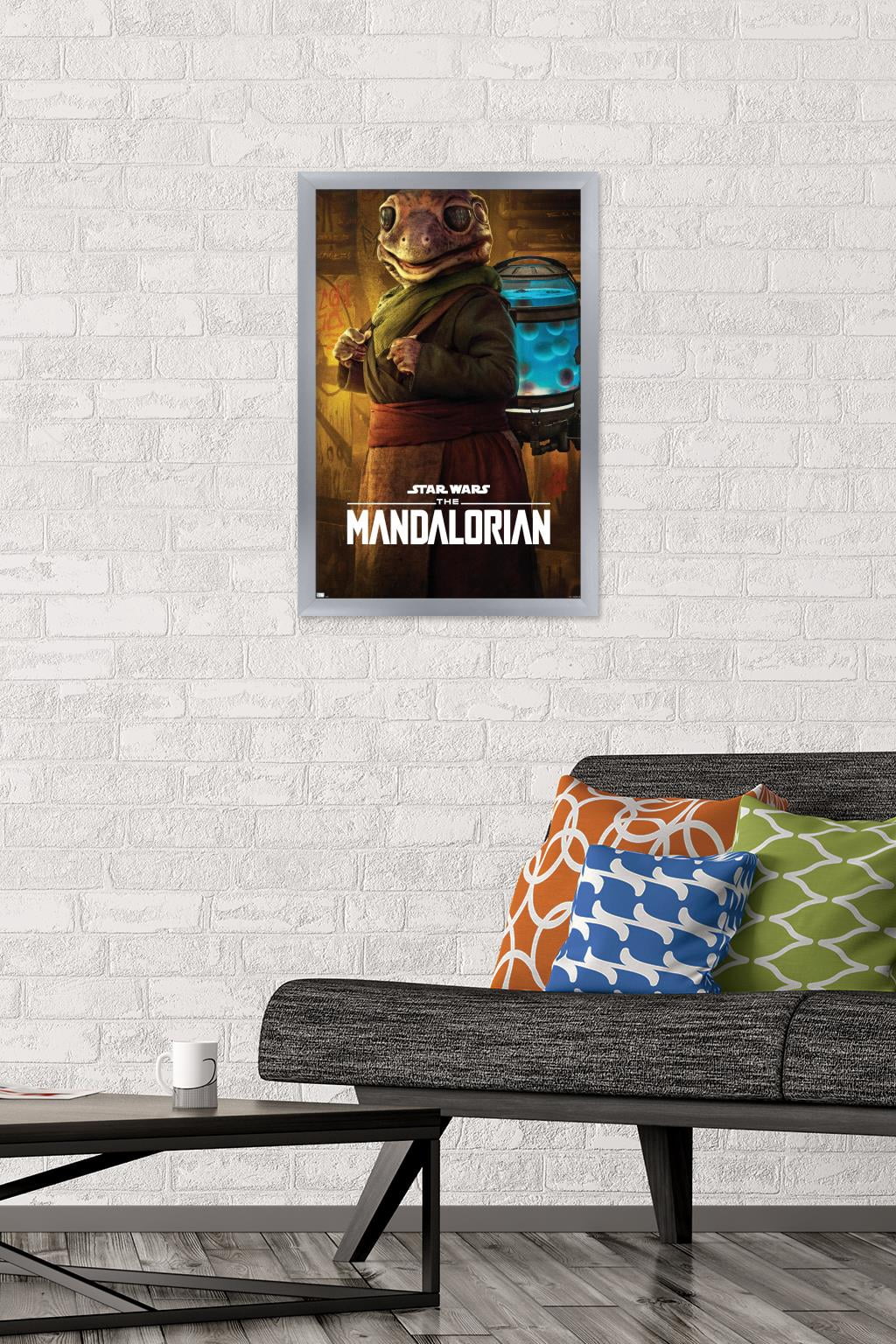Star Wars: The Mandalorian Season 2 - Frog Lady Wall Poster, 14.725" x 22.375", Framed