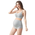 thumbnail image 3 of Spdoo Seamless Maternity Underwear Over Bump Plus Size Support Pregnancy Panties High Waisted, 3 of 7