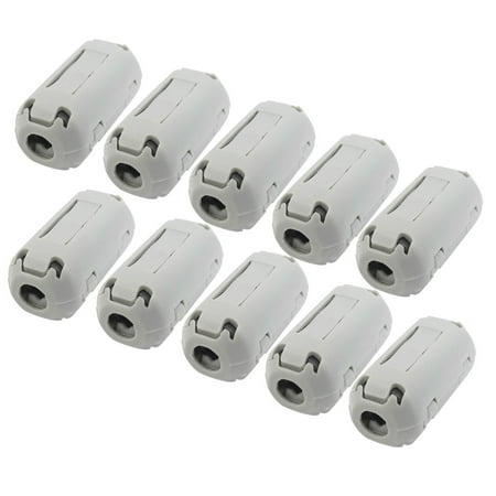 Audio Filter - Unique Bargains UF35B Noise Filter Ferrite Clip for 5mm Dia Audio Video Cable 10 Pcs