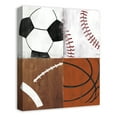 thumbnail image 2 of Creative Products Close Up Sports Balls 16x20 Canvas Wall Art, 2 of 5