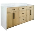 thumbnail image 7 of Palisade 72" Double Bathroom Vanity with Blonde Cabinet and Engineered Marble Top, 7 of 7