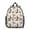 Golden Retriever, variant on German Shorthaired Pointer Dog and Flower Backpack Backpack for School,Cute School Bag,Schoolbag with Adjustable Shoulder Straps & Padded Back,13.8"x11.4"x6"
