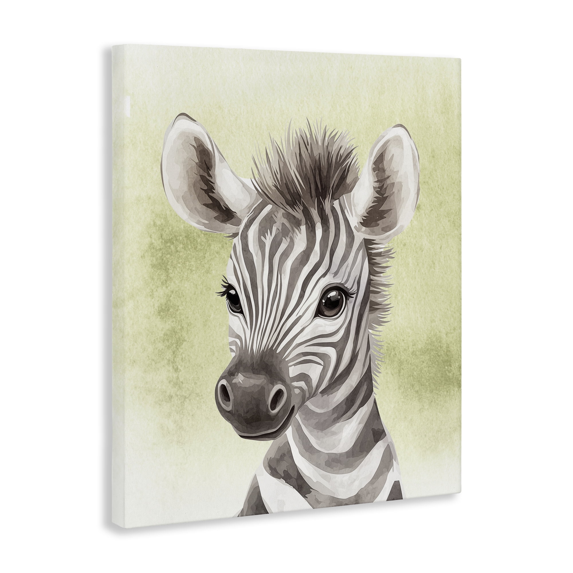 Stupell Industries Jungle Friends Baby Zebra Canvas Wall Art, design by Christine Simpson Art