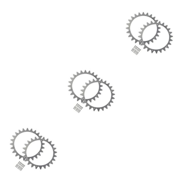 Ruiboury Lawnmower Spikes With Robotic Wheel Spikes Silver Rustproof Easy 3Set