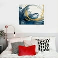 thumbnail image 4 of ARISTURING  Canvas Wall Art Abstract Art Paintings Blue Fantasy Colorful Graffiti on White Background Modern Artwork wall Decor for Living Room Bedroom, 4 of 4