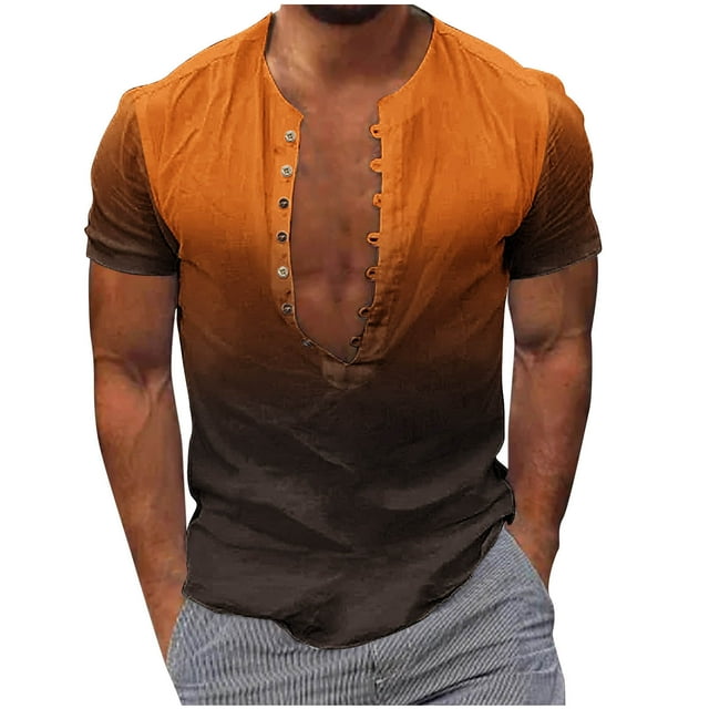 Camisas de Manga Larga para Hombres Impresión de Moda Casual Cuello Girado Abajo, Blusa Transpirable para Eventos Diarios, Deportivos Y Especiales