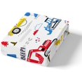 thumbnail image 4 of Camión Funda Nórdica Tamaño Completo Niños Dibujos Cars Juego de cama para niños Maquinaria, 4 of 6