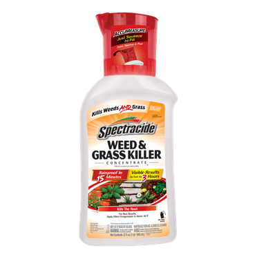 Spectracide Weed and Grass Killer Concentrate, Non-Selective Herbicide, 32 Ounces