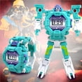 thumbnail image 4 of Niños Niños Moda Lindo Dibujos Animados Transformers Robot Reloj De Pulsera Electrónico Juguete Para Regalo Educativo sonducket FN003369-00, 4 of 4