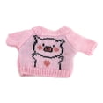 thumbnail image 2 of Suéter de cuello redondo para muñeco de peluche, crea tus propias muñecas, accesorios para fotos, moda imaginativa Cerdo rosa, 2 of 9
