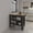 7#Multicolor, variant on DUOSONG Bar Cart Belleville, Living Room, Black Black Engineered Wood Furniture Dining Furniture Kitchen Islands & Carts