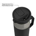 thumbnail image 4 of Contigo Water Bottle, 18 Oz, Stainless Steel, Vacuum Insulated Leakproof With Carrying Strap, SnapSeal Lid, Licorice, 4 of 8