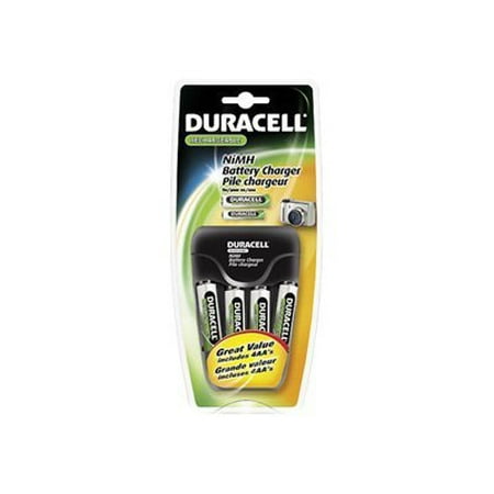 Duracell CEF14NC - Battery charger - (for 4xAA/AAA) 4 x AA type - NiMH