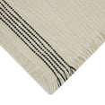 Better Homes & Gardens Jett Stripe Woven Placemat Black and White
