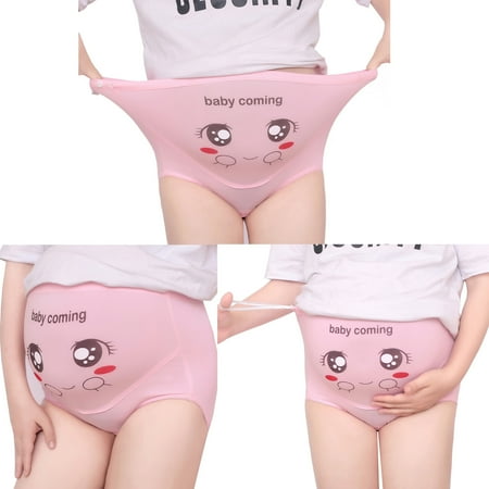

TESOON Maternity Cotton Support Belly Briefs High Waist Pregnancy Underwear