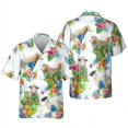 thumbnail image 2 of Camisetas divertidas e informales con estampado de animales, ovejas y caballos para hombre, ropa de moda, blusa hawaiana con solapa, camisetas para vacaciones, surf y playa, 2 of 5