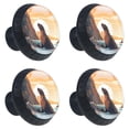 thumbnail image 2 of 4 Pcs Sea Lion Knobs for Kitchen Cabinet Cupboard Dresser Bookcase Drawer Pulls Handles Round Home Decor, 2 of 8