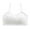 White1, variant on SHTXOZHI Womens Cotton Bras Spaghetti Strap Sport Bra Full Coverage Breathable Everyday Bra
