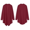 thumbnail image 4 of Winter Jackets For Women Fashion Solid Linen-cotton Cardigan Casual Open Front Long Sleeve Y2k Fall Fashion Clothes 2026, 4 of 8