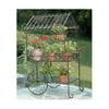 Deer Park Steel Large Flower Cart, Natural