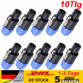 thumbnail image 1 of 10pcs Speakon PA speaker plug 4-pin screwable professional speaker cable, 1 of 5