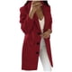 thumbnail image 2 of Pntutb moda mujer cálido abrigo de imitación cárdigan invierno sólido manga larga prendas de vestir exteriores Pntutb Pntutb-1966, 2 of 6