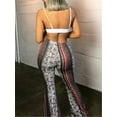 thumbnail image 2 of Aunavey Women's High Waist Wide Leg Flare Long Palazzo Bell Bottom Yoga Pants, 2 of 6