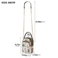 thumbnail image 2 of FORMRS Crossbody Bag for Women Shoulder Cell Phone Purse with Zipper, Brown Christmas House, 2 of 7
