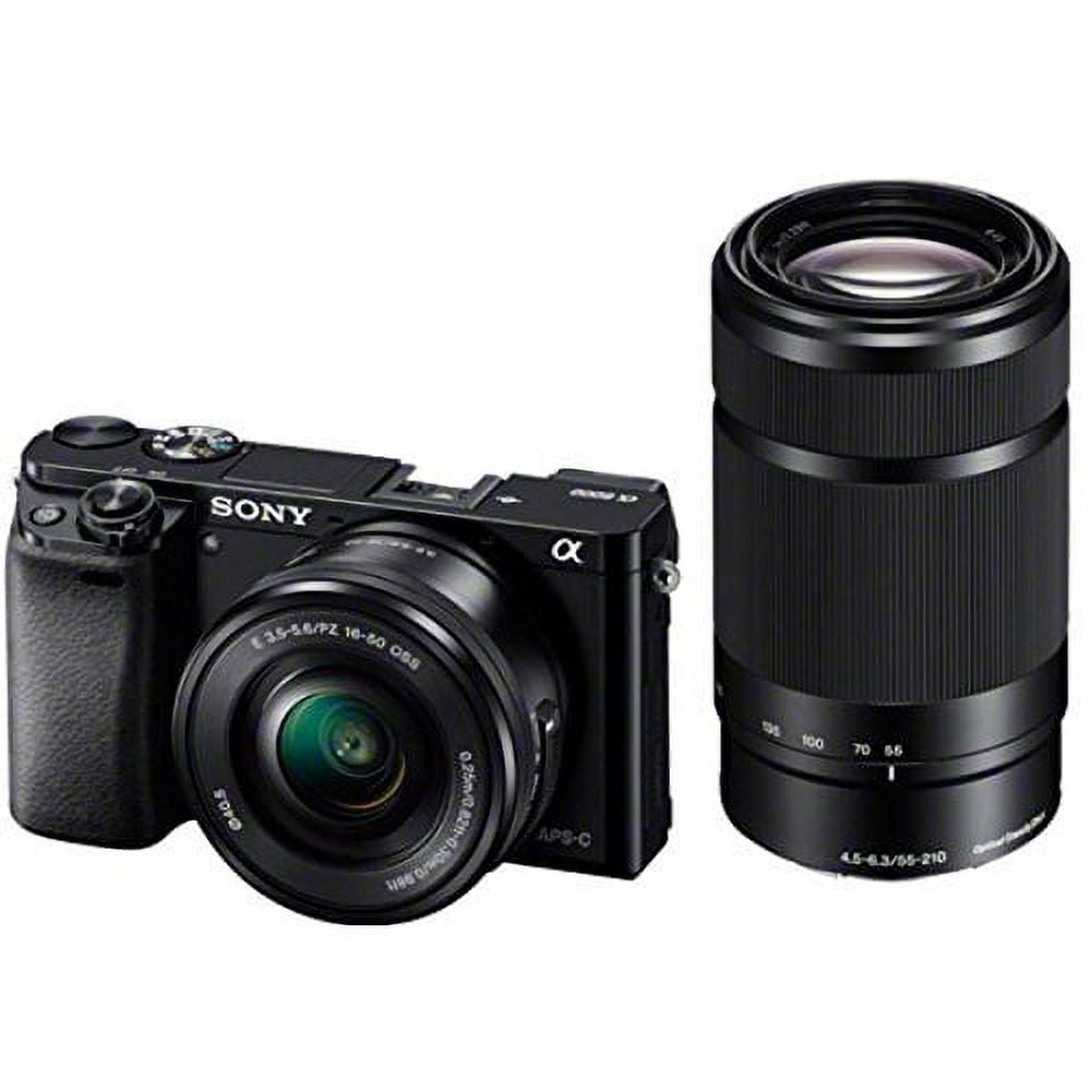 SONY α6000 ILCE-6000Y Sony Alpha 6000 Double Zoom Lens kit ILCE-6000Y B Black