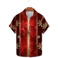 thumbnail image 2 of Holiday Hawaiian Shirt for Men Women Cute Christmas Hawaiian Shirts Festive Summer Beach Short Sleeve Button Down Shirt, 2 of 5