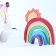 thumbnail image 1 of Apilador de íris de de 9 piezas, juguetes Montessori con forma de color, juguetes de a para niños , niños y niñas Salvador Dali Bloques de apilamiento de arco iris, 1 of 8