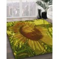 thumbnail image 3 of Ahgly Company Machine Washable Indoor Rectangle Transitional Dark Bronze Brown Area Rugs, 8' x 10', 3 of 7