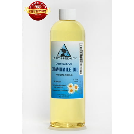 Chamomile Oil Organic Carrier Cold Pressed Premium Natural Fresh 100% Pure 12 oz