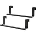 thumbnail image 1 of 9" Over The Cabinet Towel Bar, Hand Towel and Washcloth Rack for Bathroom and Kitchen, 2 Pack, 1 of 8