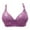 Purple, variant on Bras for Women Lace Embroidered Soft Comfortable Breathable Push Up Full Coverage Everyday Underwear Bra,Black,42 B