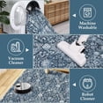 thumbnail image 6 of GlowSol 8' x 10' Large Vintage Medallion Area Rugs Washable Floral Rug Soft Low Pile Non-Slip Area Rugs for Living Room Bedroom, Blue, 6 of 6