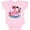 AD-Pink, variant on Flamingo with Sunglasses Pool Float and Drink Boys or Girls Baby Bodysuit