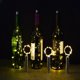 thumbnail image 2 of paquetes de 20 luces LED de corcho para botellas de vino, funciona con pilas AA, 3,3 pies, mini luces de hadas de alambre de cobre blanco puro con forma de estrella para bricolaje, decoraciones de, 2 of 5