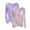 Purple, variant on cfhntfmh 2 Pack Women's Long Sleeve Shirts Modal Padded Basic Sleep T-Shirts Loungewear Built-in-Bra Scoop Neck Slim Fit Yoga Tops Tees（Pink 2,X-Large)
