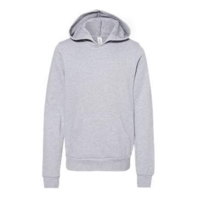 Bella Canvas Youth Sponge Fleece Pullover Hooded Sweatshirt, S