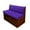 Purple, variant on Yuyamidu Purple RV Dinette Cushion Covers Replacement Camper Cushions Cover Fashion RV Couch Covers Washable Camper Dinette Seat Covers for RV Camper