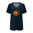 thumbnail image 4 of Bovemsi Tops for Women Trendy Loose‑Fit V‑Neck Graphic Short‑Sleeve Prints Fashion Outfits Clothes XXL, 4 of 4
