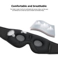 thumbnail image 3 of Yr-04 Stereo 3D Sleep Eye Mask Audífonos Inalámbricos Para Dormir Compatibles Con Bluetooth (Negro), 3 of 5