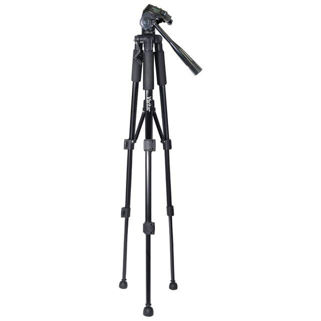 Trípode Vivitar VPT3662 157 cm con cabezal de colector de fluido de 3 vías
